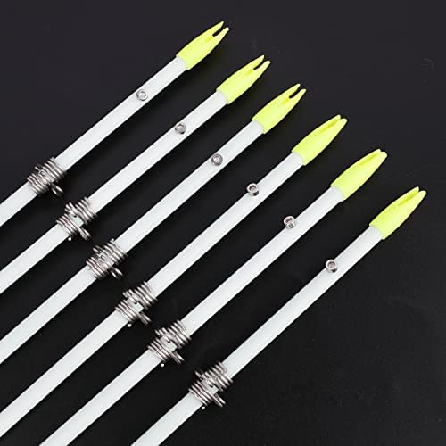 Free Delivery 2022 limaity 6pcs Bowfishing Arrows Combo with Fishing Reel  40m Fishing Rope Fiberglass Arrows Bow Fishing Arrows with Safety Slides  for Compound Bow recurve Fishing Hunting Finest Materials